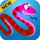 Slither pink snake icône