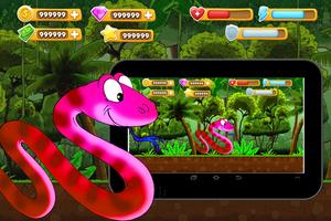 Slither pink snake capture d'écran 1