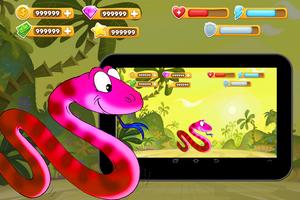 Slither pink snake capture d'écran 2