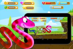 Slither pink snake capture d'écran 3