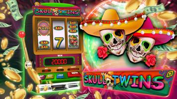 Skull Twins Slot Machine पोस्टर