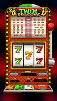 Twin Dragons Slot Machine پوسٹر