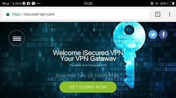 iSecured-VPN Affiche