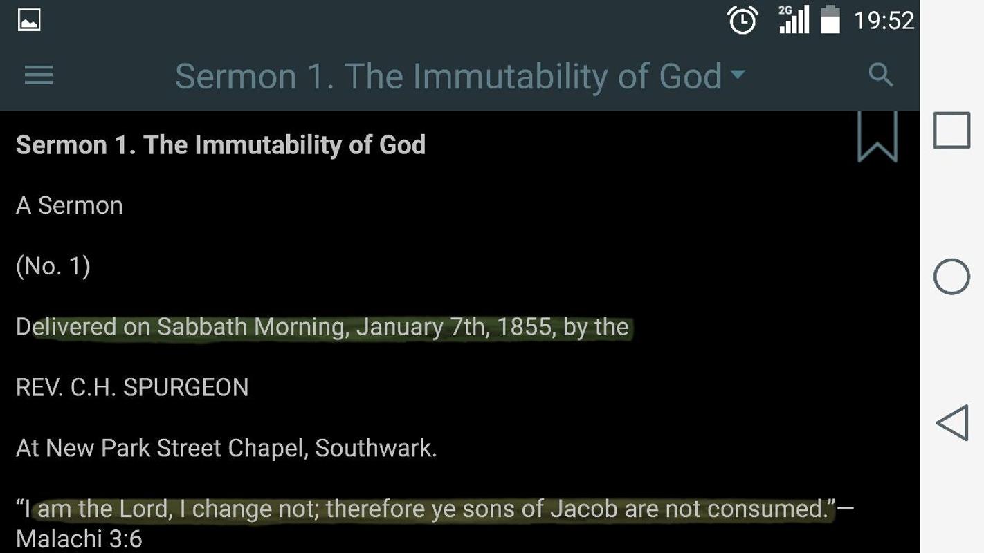 Spurgeons Sermons Apk Screenshot Spurgeons Sermons Apk Screenshot