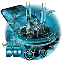 3D Space Galaxy Theme APK Herunterladen