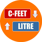 Cubic Feet to Litre Converter icône