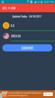 BTC to USD Converter تصوير الشاشة 2