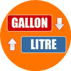 Gallon to Litre Converter icône