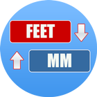 Feet to MM Converter icône