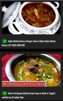 Mutton Recipes in Hindi Videos capture d'écran 3