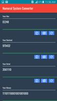 Hex, Oct, Bin, Dec Converter capture d'écran 1