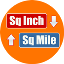 Square Inch to Square Mile Converter APK