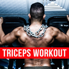 Triceps Workout at Gym icône