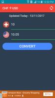 USD to CHF Converter syot layar 3