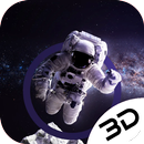 Astronaut Space Roaming 3D Live Wallpaper-APK