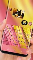 Spaghetti Wallpaper Pink Pasta Keyboard screenshot 2
