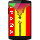 Spain Zipper Lock Screen icono