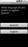Spanish and English Screenshot 1