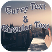 Curve Text on Photos : Circular Text on Photos