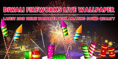 Diwali Firework Live Wallpaper - Diwali Crackers Affiche