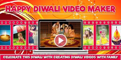 Happy Diwali Video Maker, Diwali Photo Video Maker پوسٹر