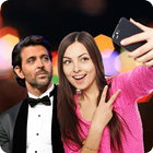 Selfie with Hrithik Roshan أيقونة