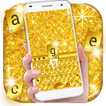 Gold Glitter Keyboard Thema