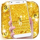 Thème du clavier Glitter Gold icône