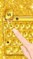 Thème du clavier Glitter Gold Affiche