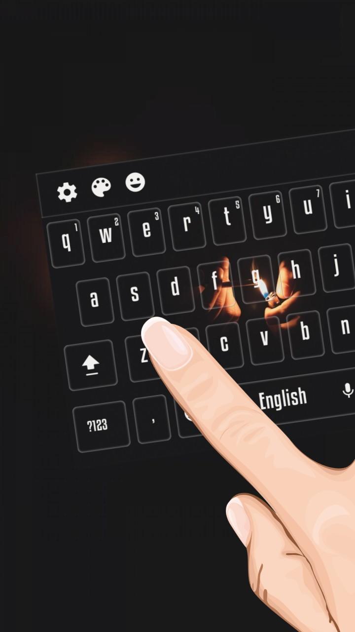 Клавиатура Sparkle. Fire Keyboard. Клавиатура в огне.