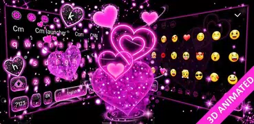 Sparkling Neon Pink