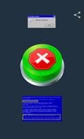 Win XP Critical Error Button plakat
