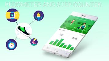 step counter & walking calorie burn calculator pro syot layar 3