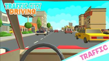 Traffic City Driving Affiche