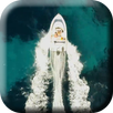Speed Boat in the Sea LiveWP APK