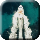 Speed Boat in the Sea LiveWP APK