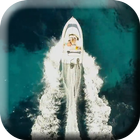 Speed Boat in the Sea LiveWP icon