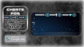 Cheats For Gangstar Vegas App For - Prank. Plakat
