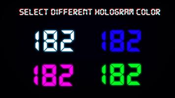 Hologram HUD Speedometer Prank Affiche