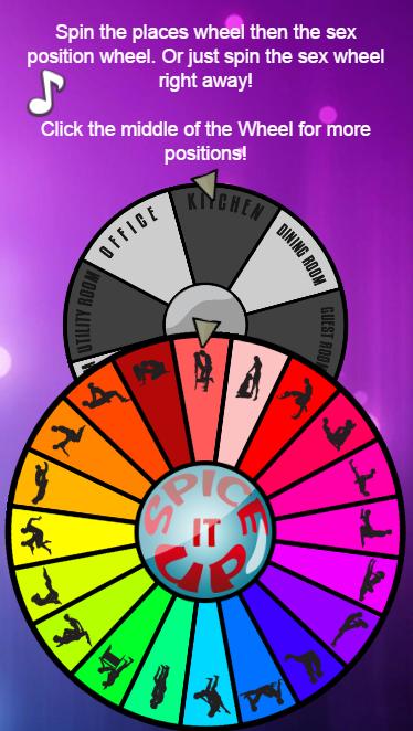 1 Schermata SpiceItUp Sex Position Wheel.