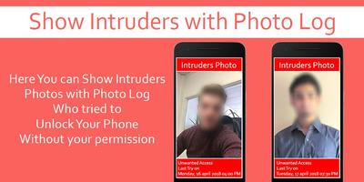 Show Intruders with Photo - Who Unlocked My Phone постер