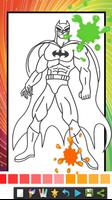 Coloring Book Pages for kids Spider Superhero screenshot 2