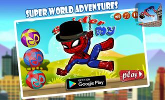1 Schermata Spider World Adventures Jump and Fly