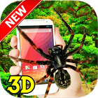Spider on Screen 3D Pro Spider in Phone funny Joke icon