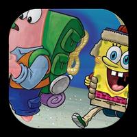 Spongebop Squareqants Racing постер
