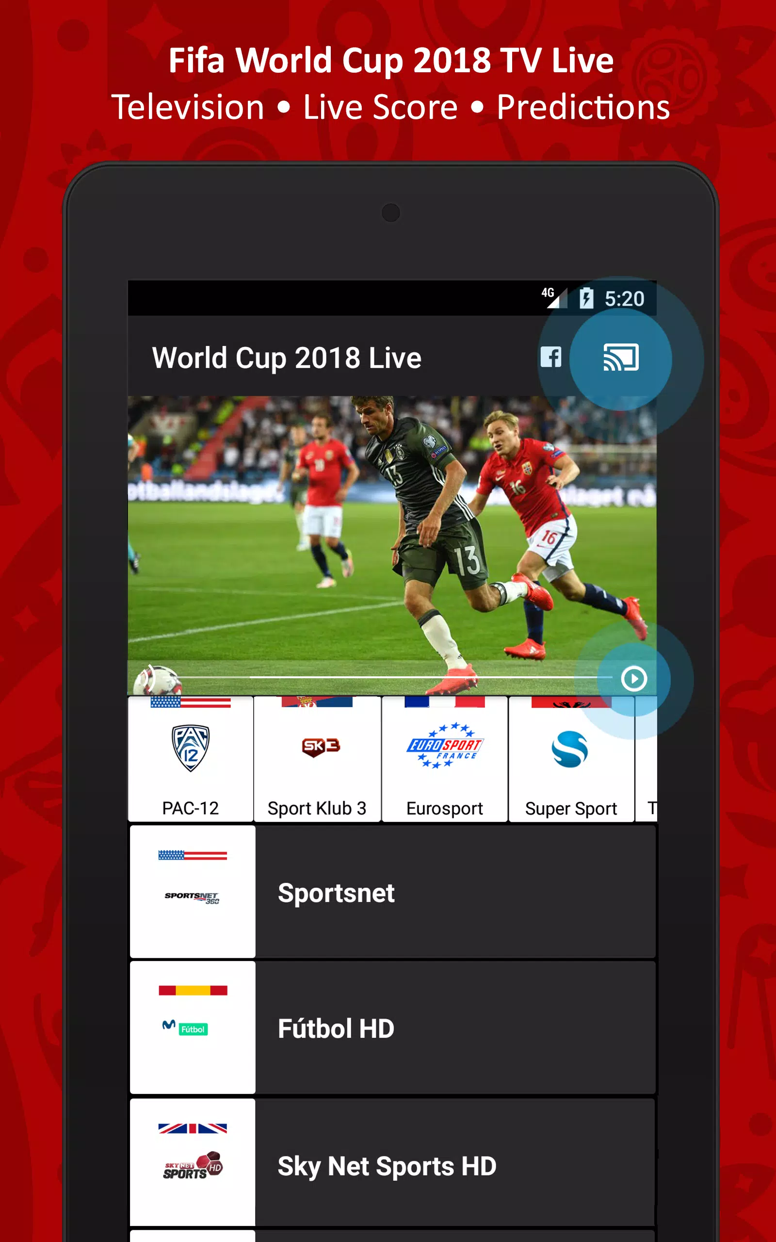 World Cup 2018 TV Live - Football TV - Live Scores APK for Android Download