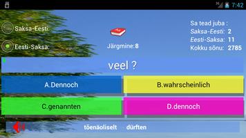 Estonian German Words Trainer स्क्रीनशॉट 3