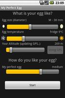 My perfect egg timer Affiche