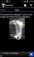 LiveWallpaper Waterfall Affiche