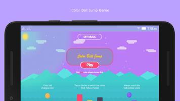 ColorBallJump Game Plakat